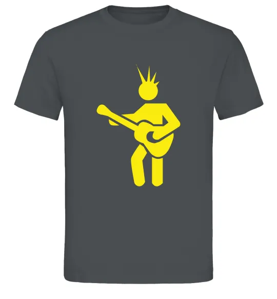 Чоловіча футболка GUITAR-MAN Графіт фото