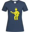 Жіноча футболка GUITAR-MAN Темно-синій фото