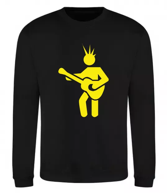 Свитшот GUITAR-MAN Черный фото
