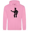 Жіноча толстовка (худі) GUITAR-MAN Рожевий фото