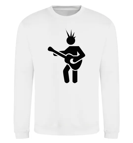 Свитшот GUITAR-MAN Белый фото