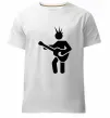 Чоловіча преміум футболка GUITAR-MAN Білий фото