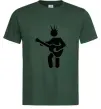 Чоловіча футболка GUITAR-MAN Темно-зелений фото