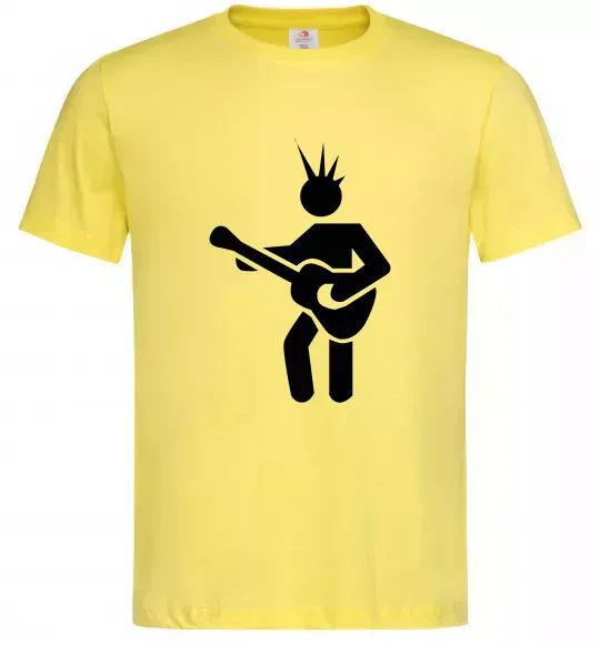 Чоловіча футболка GUITAR-MAN Лимонний фото