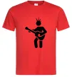 Чоловіча футболка GUITAR-MAN Червоний фото