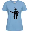 Жіноча футболка GUITAR-MAN Блакитний фото