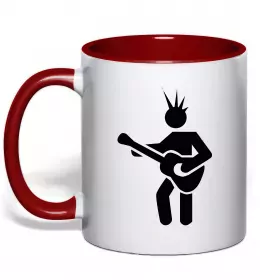 Чашка з кольоровою ручкою