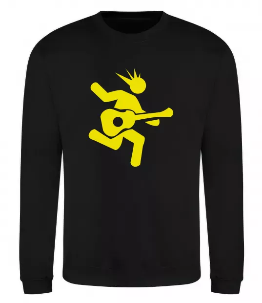 Свитшот GUITAR JUMP Черный фото