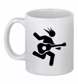 Чашка керамическая Rockman Белый фото