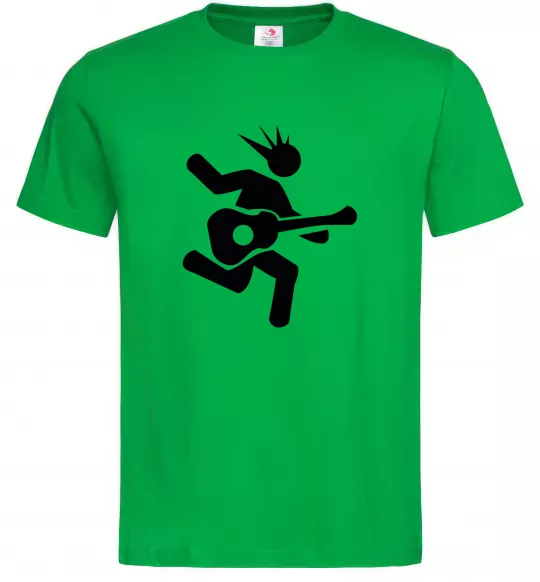 Чоловіча футболка GUITAR JUMP Зелений фото