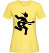 Женская футболка GUITAR JUMP Лимонный фото