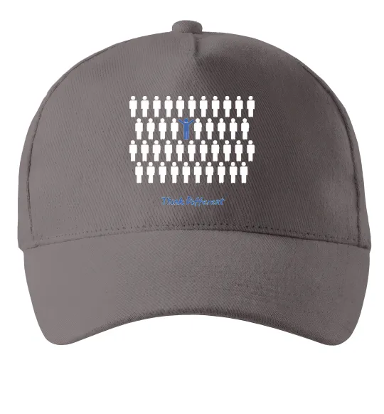 Кепка THINK DFFERENT Сірий фото