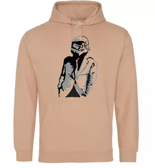Мужская толстовка (худи) STAR WAR Песочный фото