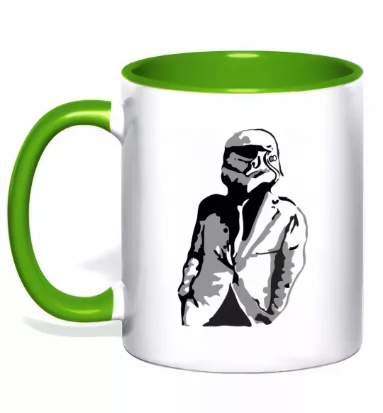 Чашка с цветной ручкой STAR WAR Зеленый фото