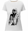 Жіноча преміум футболка STAR WAR Білий фото