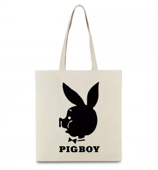 Еко-сумка PIGBOY Бежевий фото
