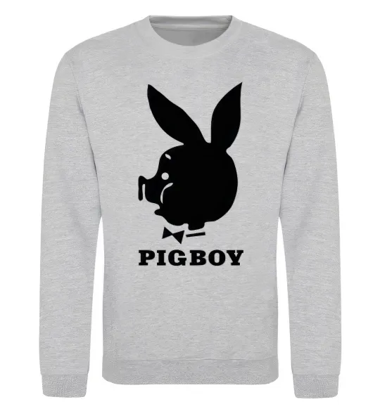 Світшот PIGBOY Сірий меланж фото