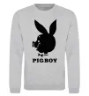 Світшот PIGBOY Сірий меланж фото