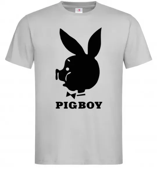 Мужская футболка PIGBOY Серый фото