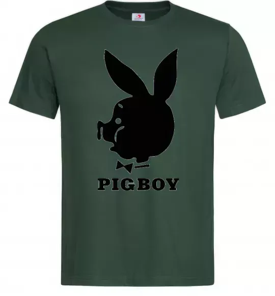Мужская футболка PIGBOY Темно-зеленый фото