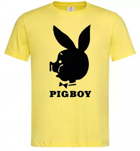 Мужская футболка PIGBOY Лимонный фото