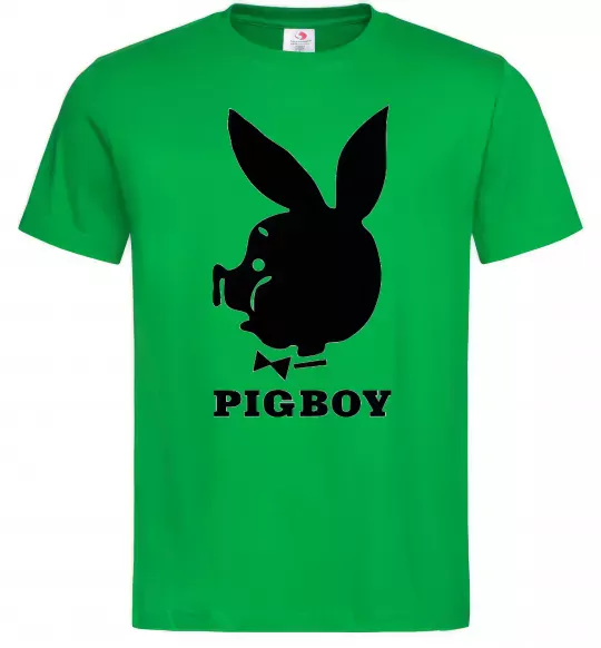 Мужская футболка PIGBOY Зеленый фото