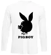 Лонгслів PIGBOY Білий Лонгслів PIGBOY Білий фото