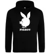 Жіноча толстовка (худі) PIGBOY Чорний Жіноча толстовка (худі) PIGBOY Чорний фото