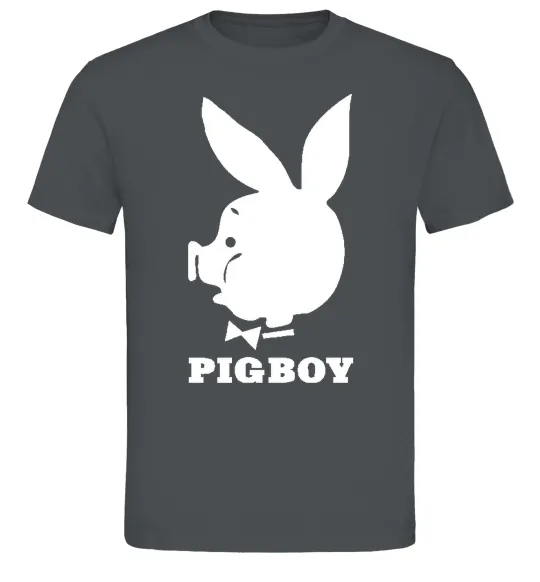 Мужская футболка PIGBOY Графит фото