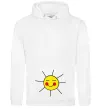 Женская толстовка (худи) Маленьке сонечко Белый фото