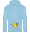 Женская толстовка (худи) Маленьке сонечко Голубой фото