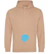 Жіноча толстовка (худі) IT'S A BOY повітряна кулька Пісочний фото