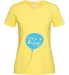 Женская футболка IT'S A BOY повітряна кулька Лимонный фото