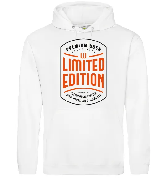 Чоловіча толстовка (худі) LIMITED EDITION Білий фото
