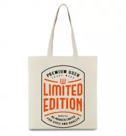 Еко-сумка LIMITED EDITION Бежевий фото