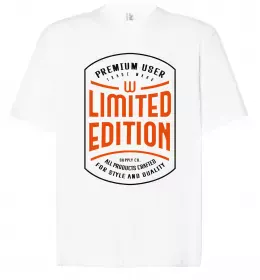 Футболка Оверсайз LIMITED EDITION Белый фото