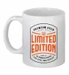 Чашка керамическая LIMITED EDITION Белый Чашка керамическая LIMITED EDITION Белый фото