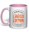 Чашка с цветной ручкой LIMITED EDITION Нежно розовый Чашка с цветной ручкой LIMITED EDITION Нежно розовый фото