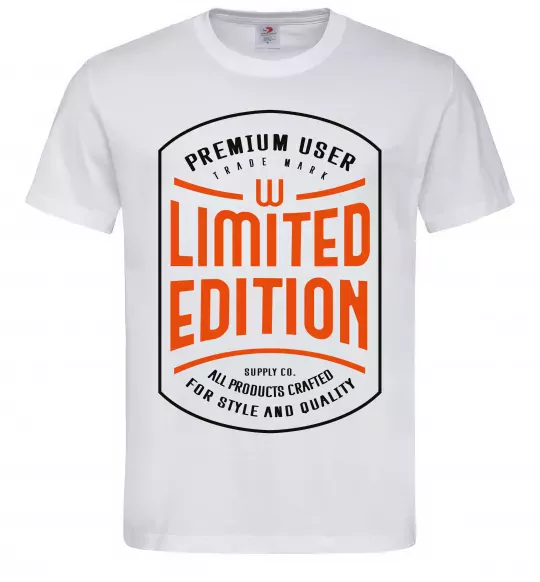 Чоловіча футболка LIMITED EDITION Білий фото