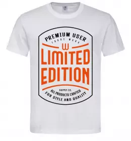 Чоловіча футболка LIMITED EDITION Білий фото