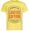 Мужская футболка LIMITED EDITION Лимонный фото