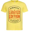 Чоловіча футболка LIMITED EDITION Лимонний Чоловіча футболка LIMITED EDITION Лимонний фото