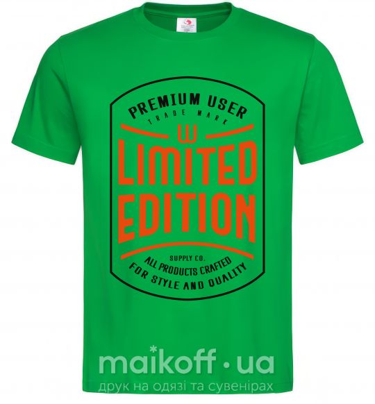 Чоловіча футболка LIMITED EDITION Зелений фото