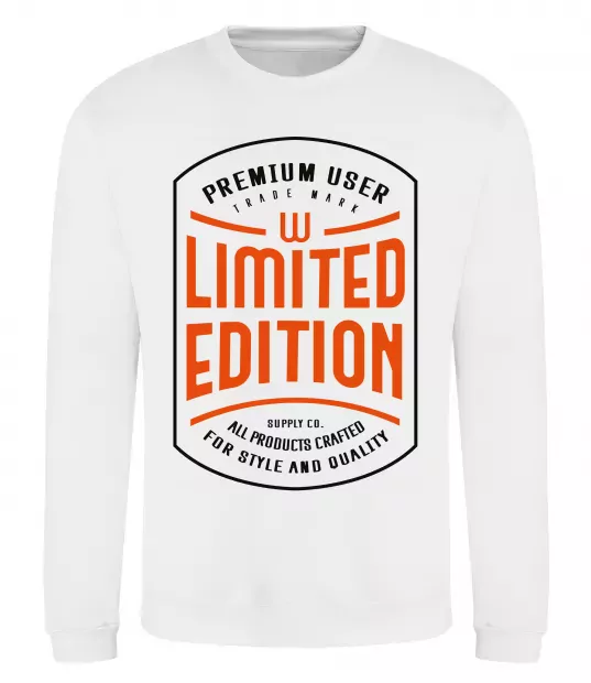 Свитшот LIMITED EDITION Белый фото