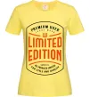 Жіноча футболка LIMITED EDITION Лимонний Жіноча футболка LIMITED EDITION Лимонний фото