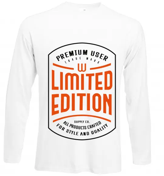 Лонгслив LIMITED EDITION Белый фото