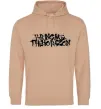 Чоловіча толстовка (худі) BRING ME THE HORIZON напис Пісочний фото