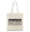 Еко-сумка DEPECHE MODE Логотип Бежевий фото