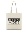 Эко-сумка DEPECHE MODE Логотип Бежевый фото