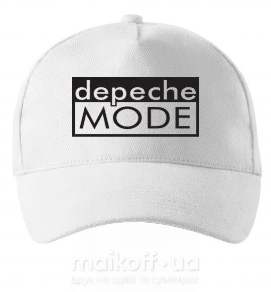 Кепка DEPECHE MODE Логотип Білий фото